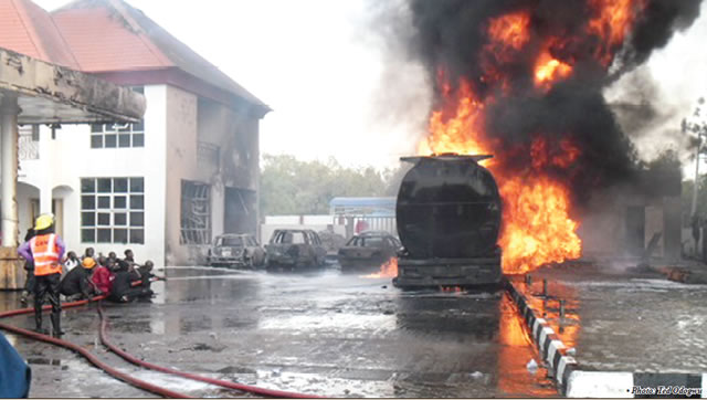 Fresh Kano fire kills three, razes filling station, tanker